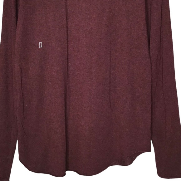Kit and Ace Performance Henley Shirt Top Size Soft Comfort Burgundy Men's XS - Picture 9 of 12